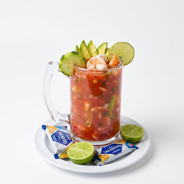 Coctel de Camarón (Shrimp Cocktail).